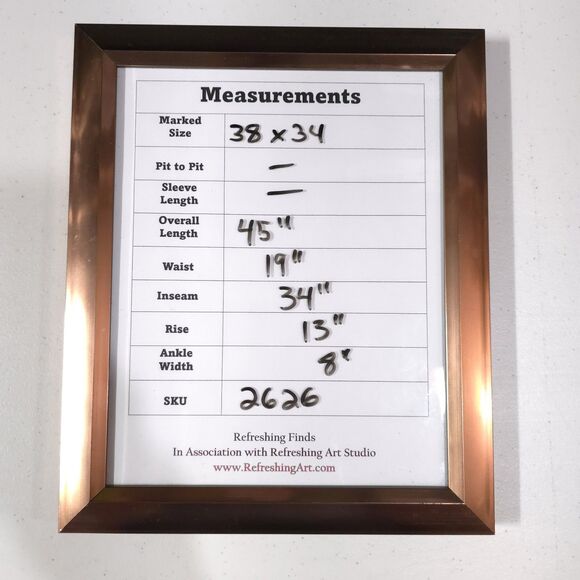 Levis 550 Relaxed Baggy Jeans 38x34 Mens High Rise Dark Wash Workwear Western - Picture 2 of 16